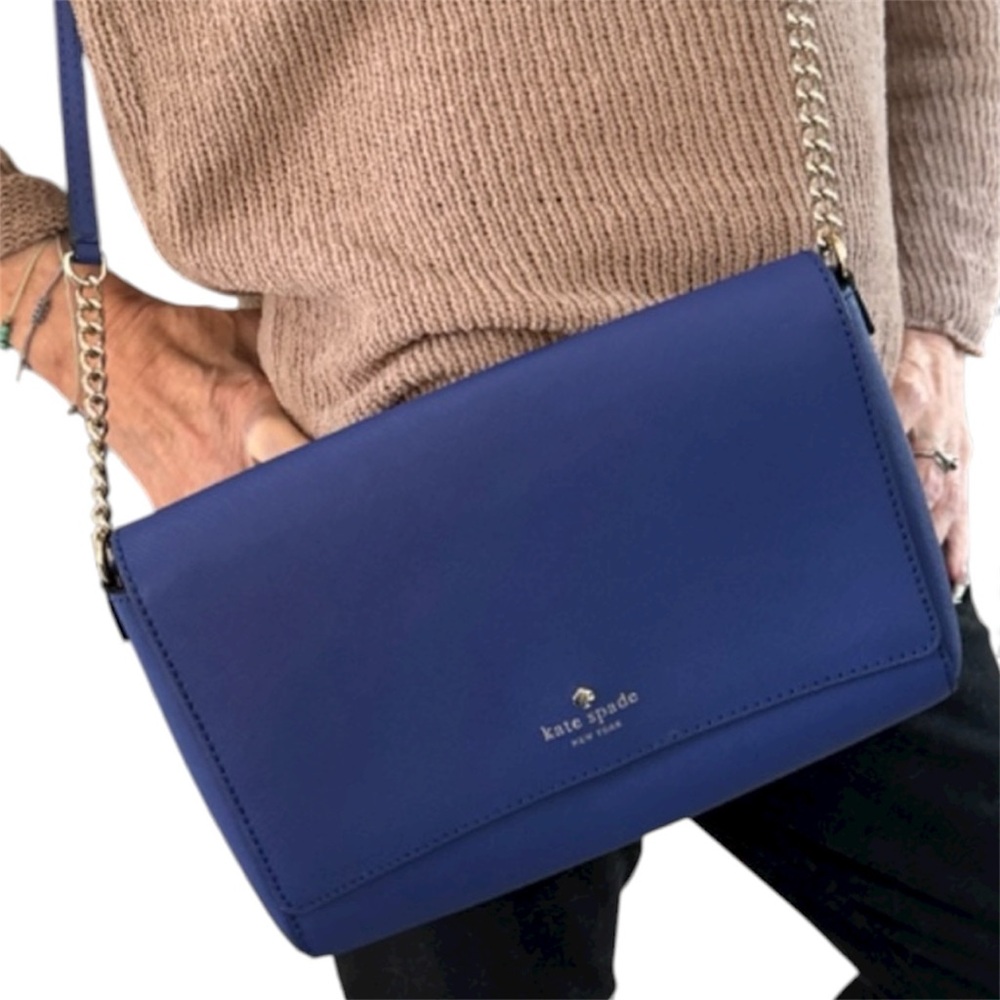 Kate Spade Royal Blue Crossbody/Shoulder Bag Like New